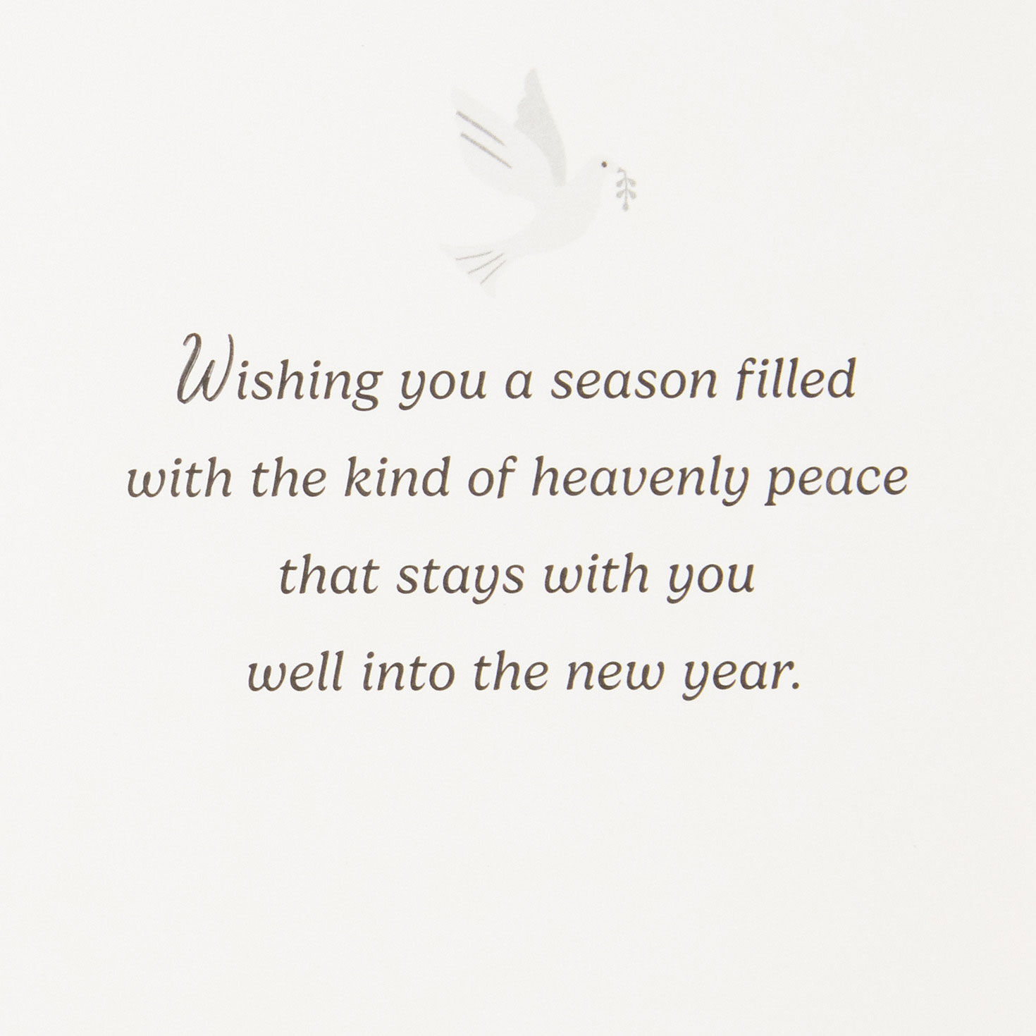 Folk Art on Blue Boxed Christmas Cards Sentiment Detail image number 4