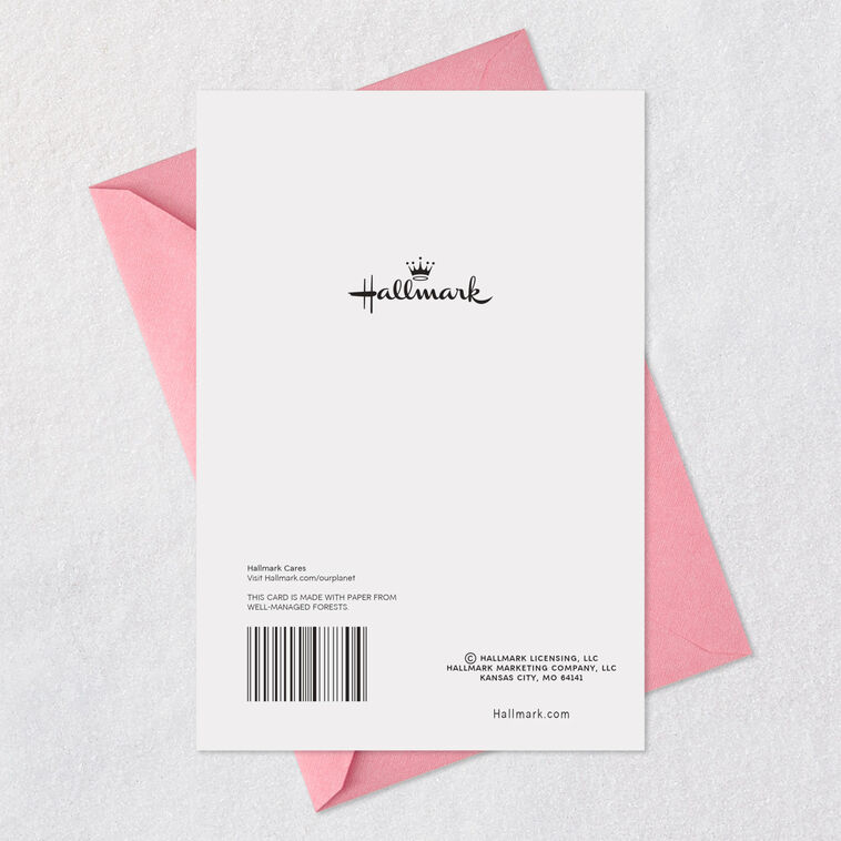 Pink Candles Happy Birthday Card for Her Card Back with Envelope image number 7