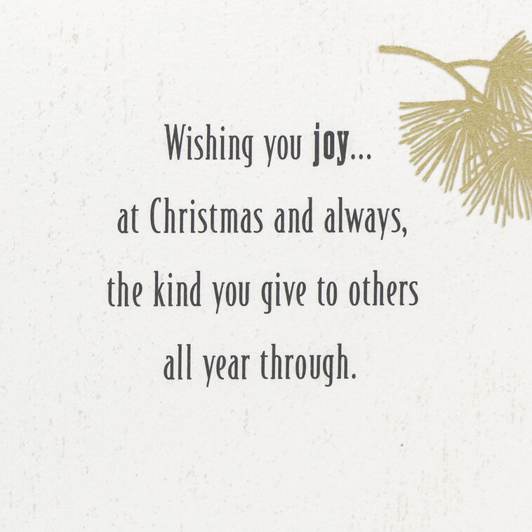 Poinsettias Daughter and Husband Christmas Card Sentiment image number 3