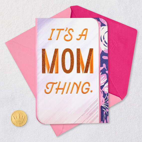 It's a Mom Thing Friendship Card for Her, , large image number 5