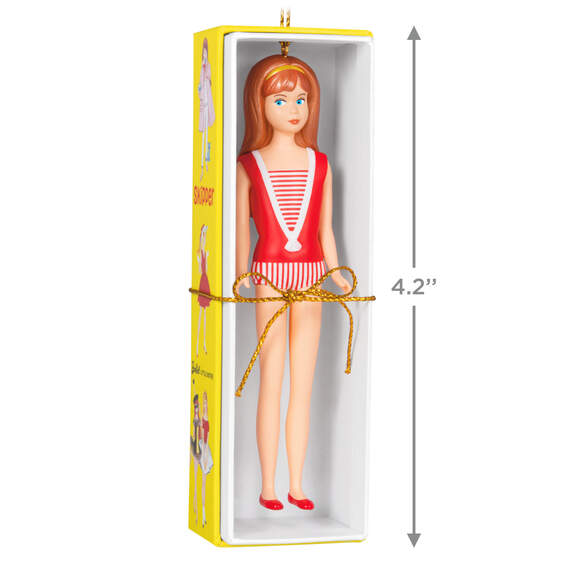 Barbie™ 60th Anniversary Barbie's Little Sister, Skipper™ Ornament, , large image number 3