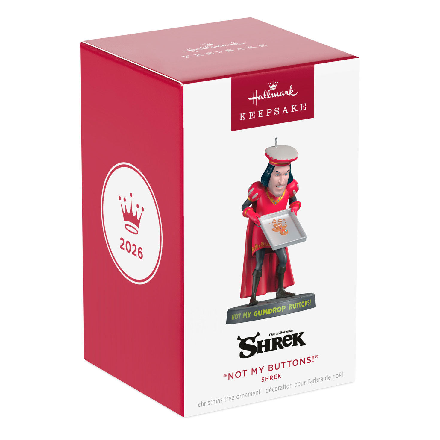 Lord Farquaad With Cookie Sheet Keepsake Ornament package front image number 7