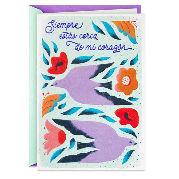 You're Always Near My Heart Spanish-Language Mother's Day Card, , large image number 1