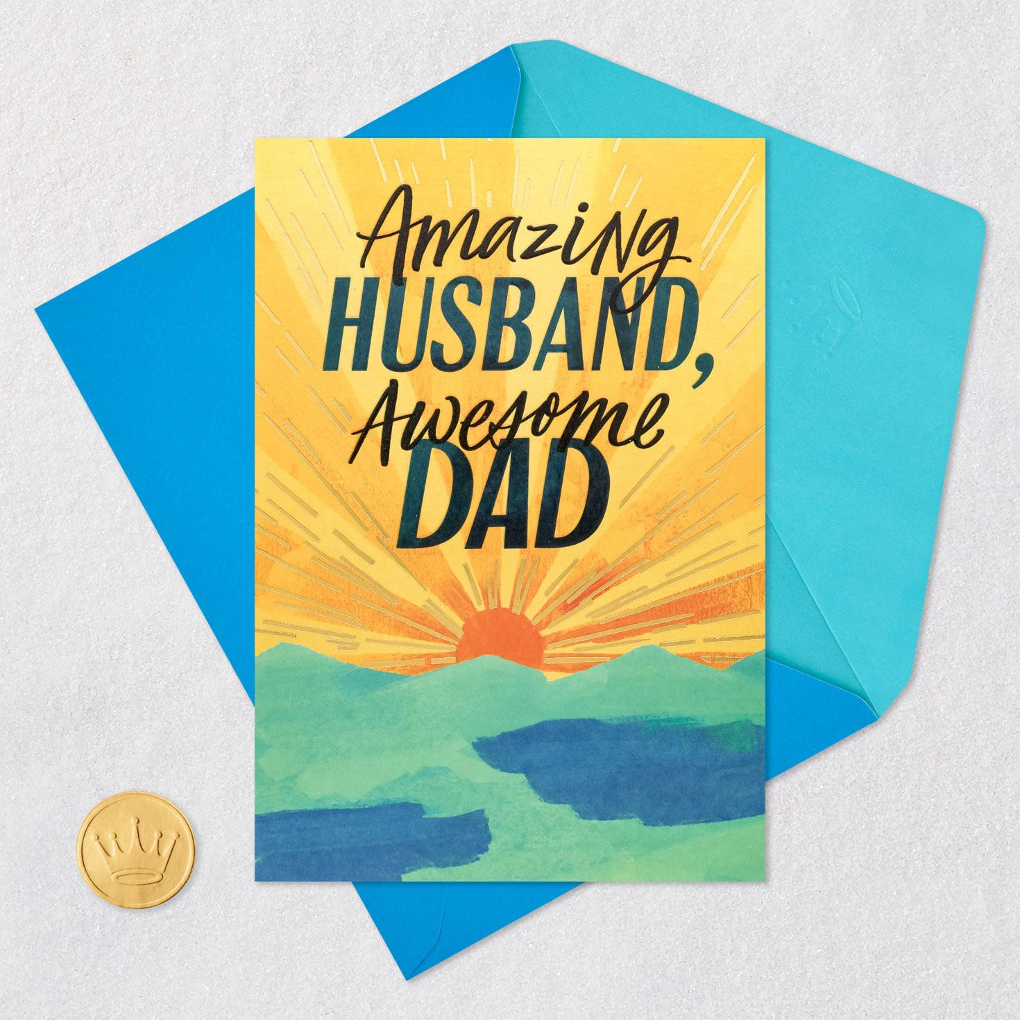 Sunrise Landscape Father's Day Card  image number 6