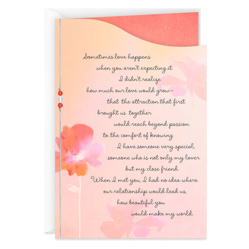 The Luckiest Day of My Life Was When I Met You Love Card, 