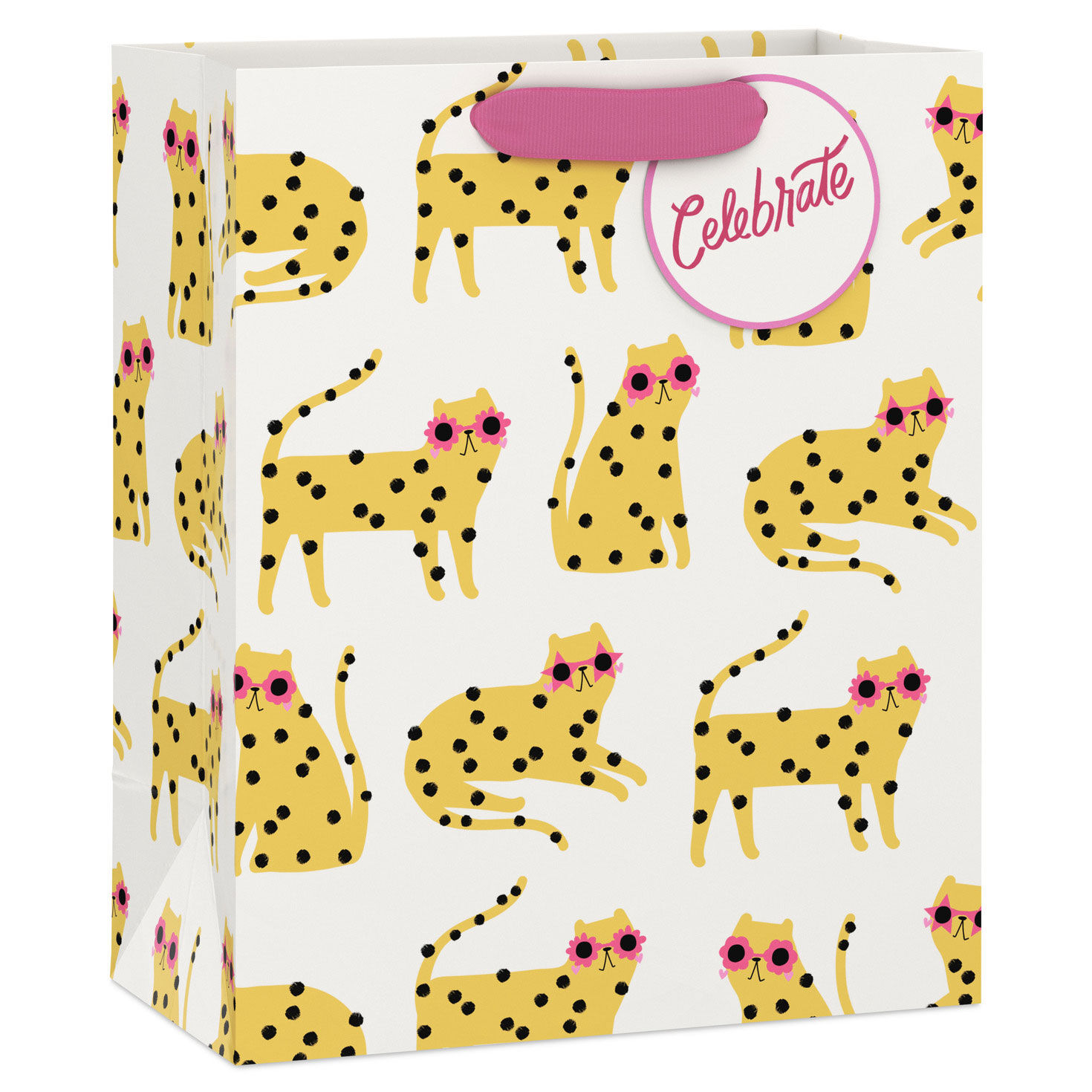 9.6" Cool Cats Celebrate Medium Gift Bag