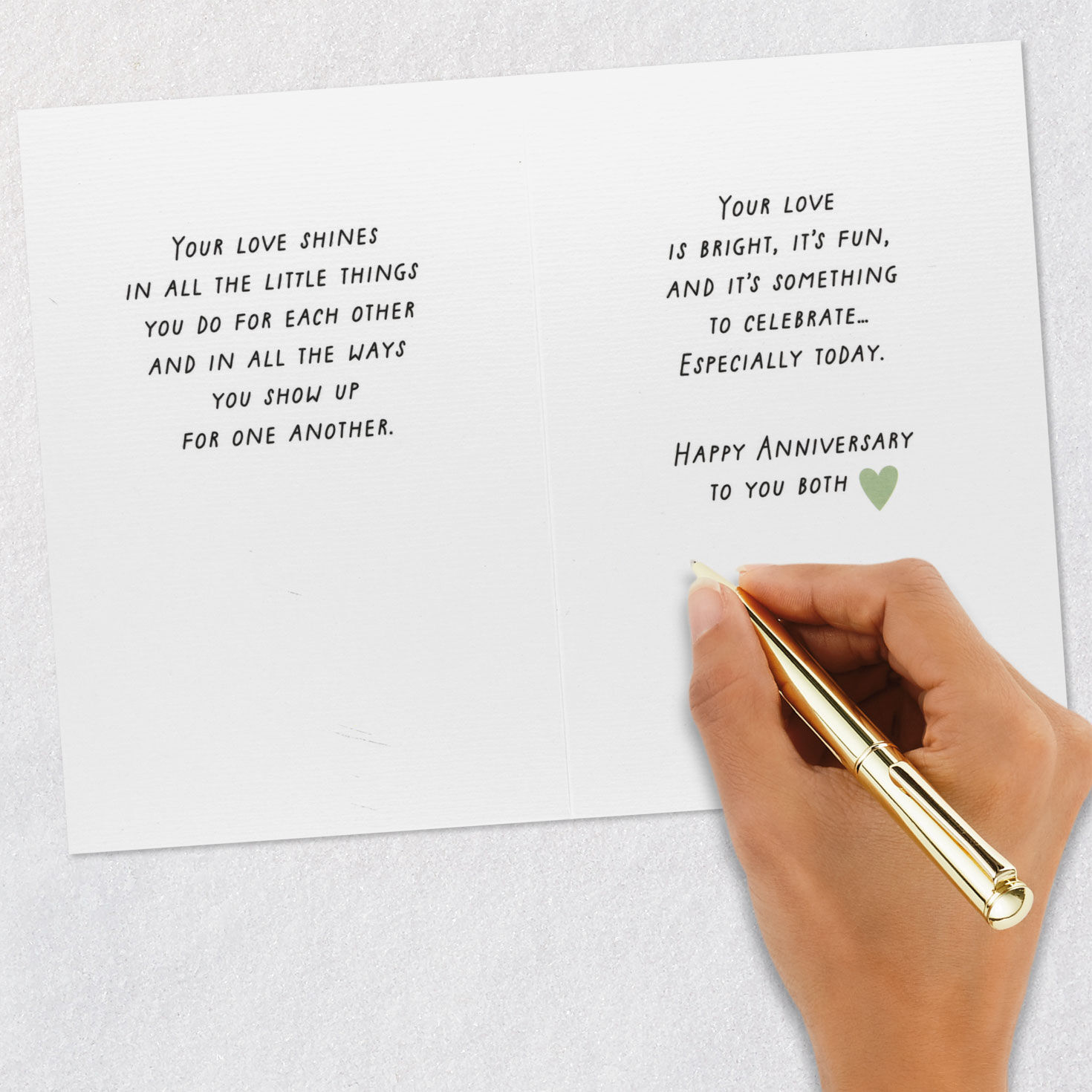 Rows of Rainbow Hearts Anniversary Card for Couple  image number 7