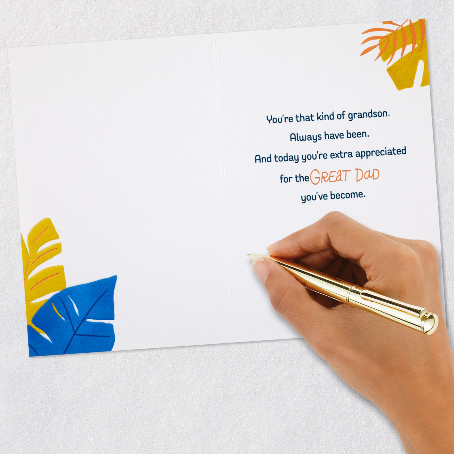 You Make Me Proud Father's Day Card for Grandson, , large image number 6