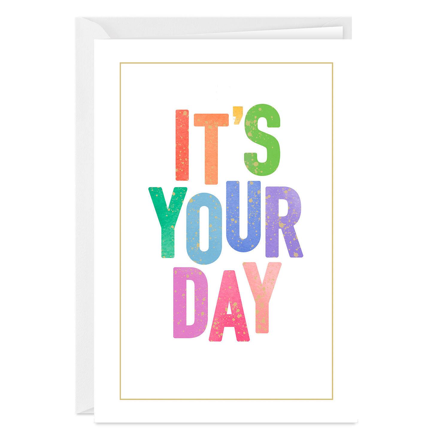 It's Your Day Custom Birthday Card, , large image number 1