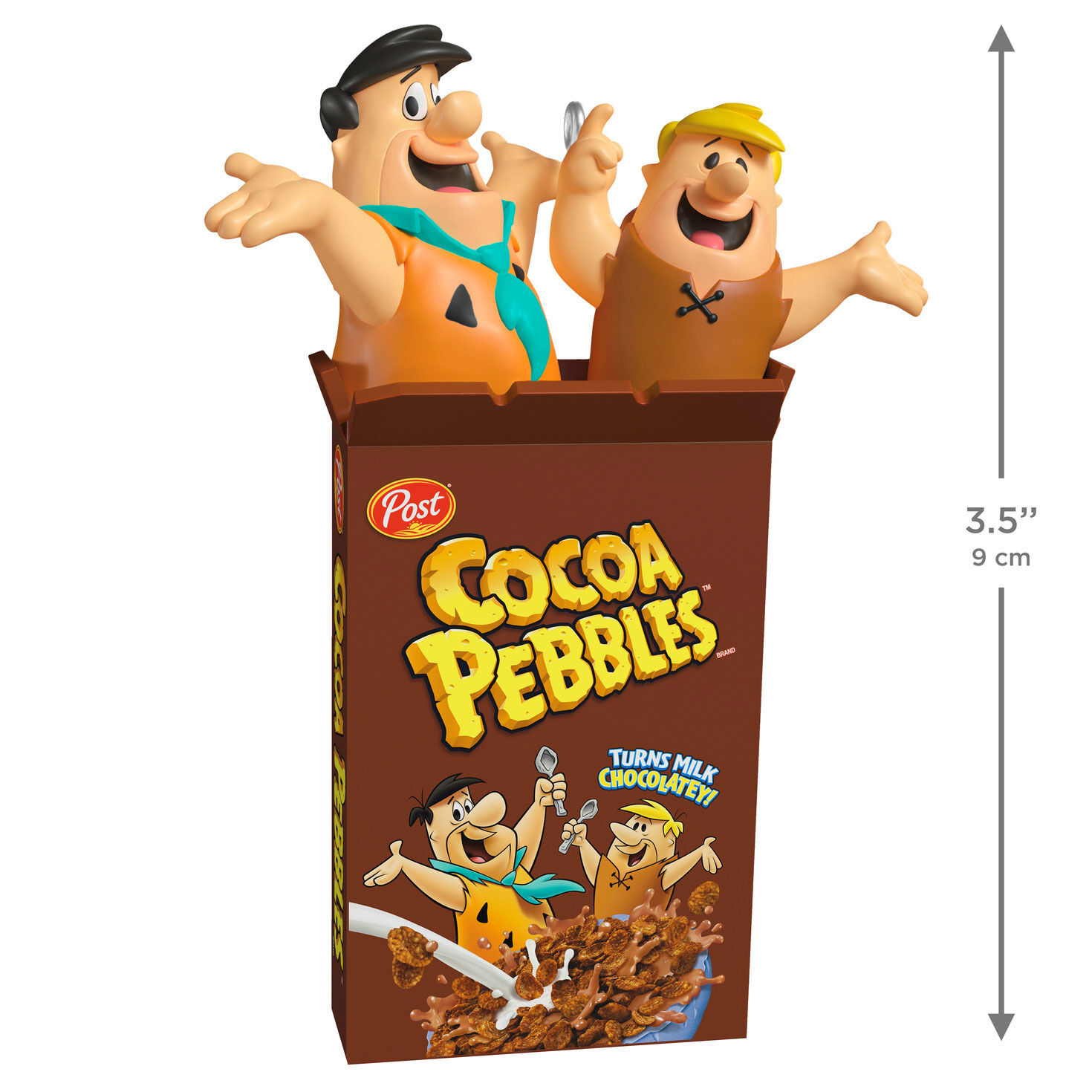 The Flintstones Cocoa Pebbles Keepsake Ornament measurement image number 3