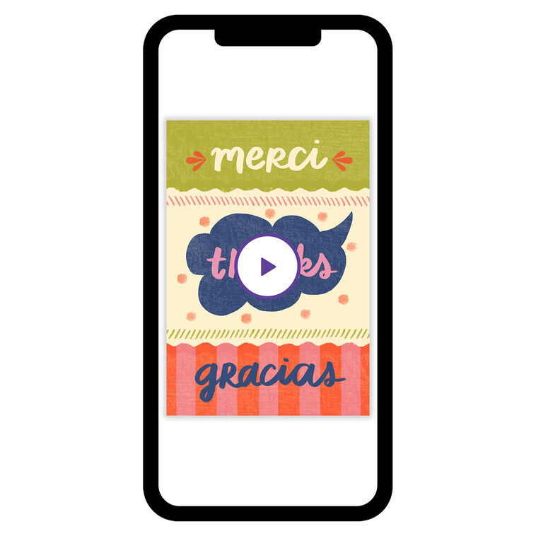Merci Thanks Gracias Thank You eCard