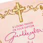 Gold Cross Religious Baptism Card for Granddaughter, , large image number 5
