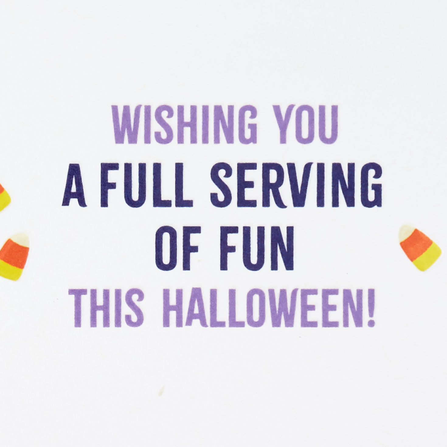 Peanuts&reg; Snoopy and Woodstock Candy Corn Funny Halloween Card, , large image number 2