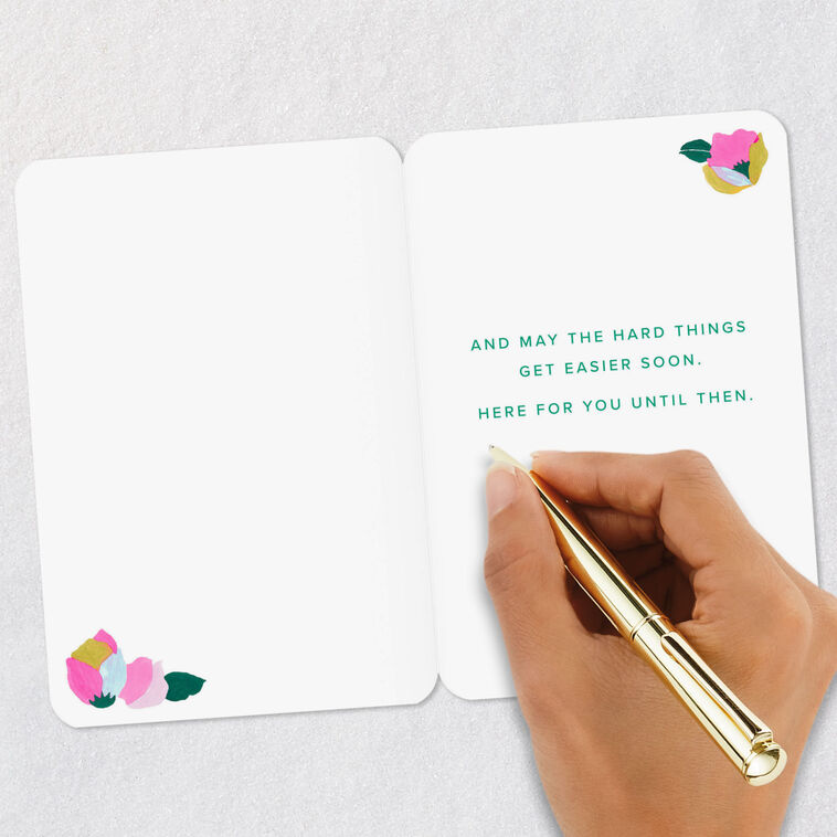 Bee and Flowers Encouragement Card Signing card image number 6