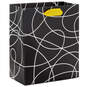 6.5" White Squiggles on Black Small Gift Bag, , large image number 4