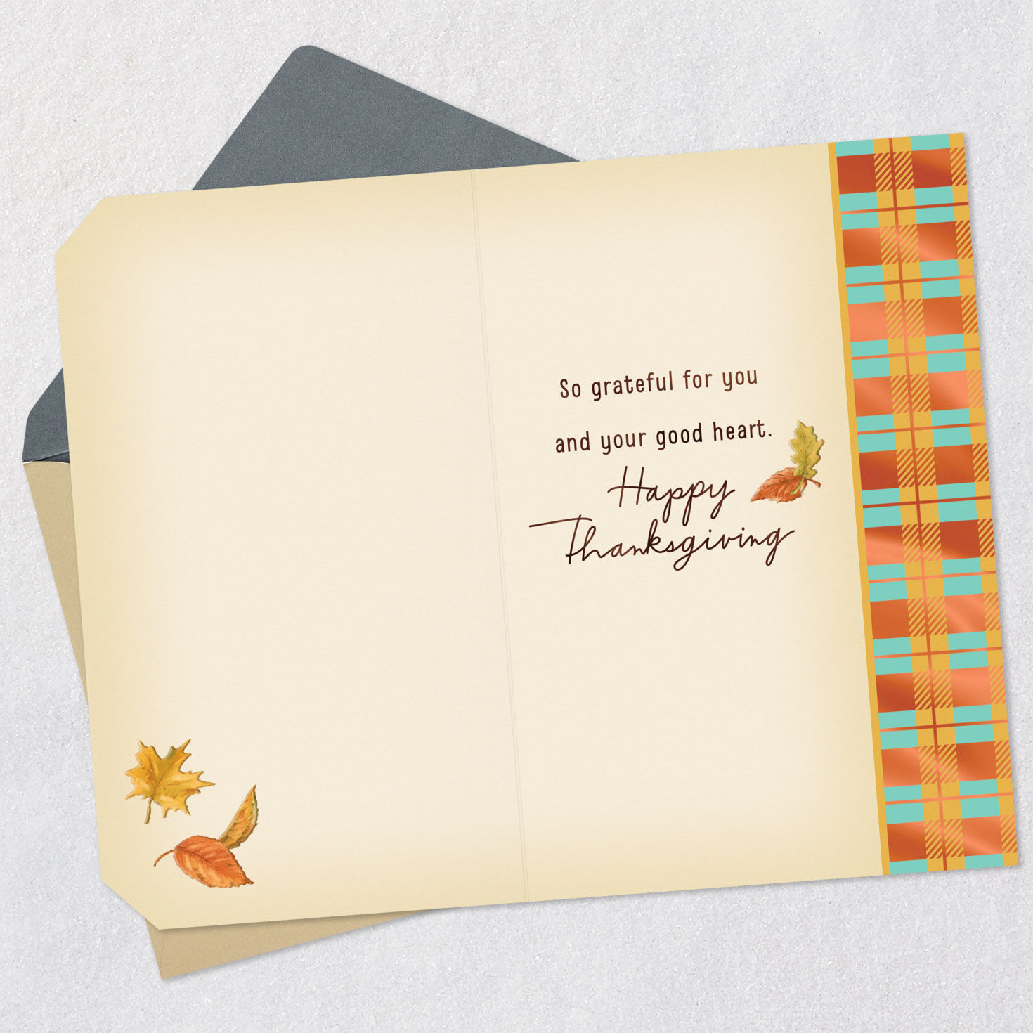 So Grateful for People Like You Thanksgiving Card, , large image number 3