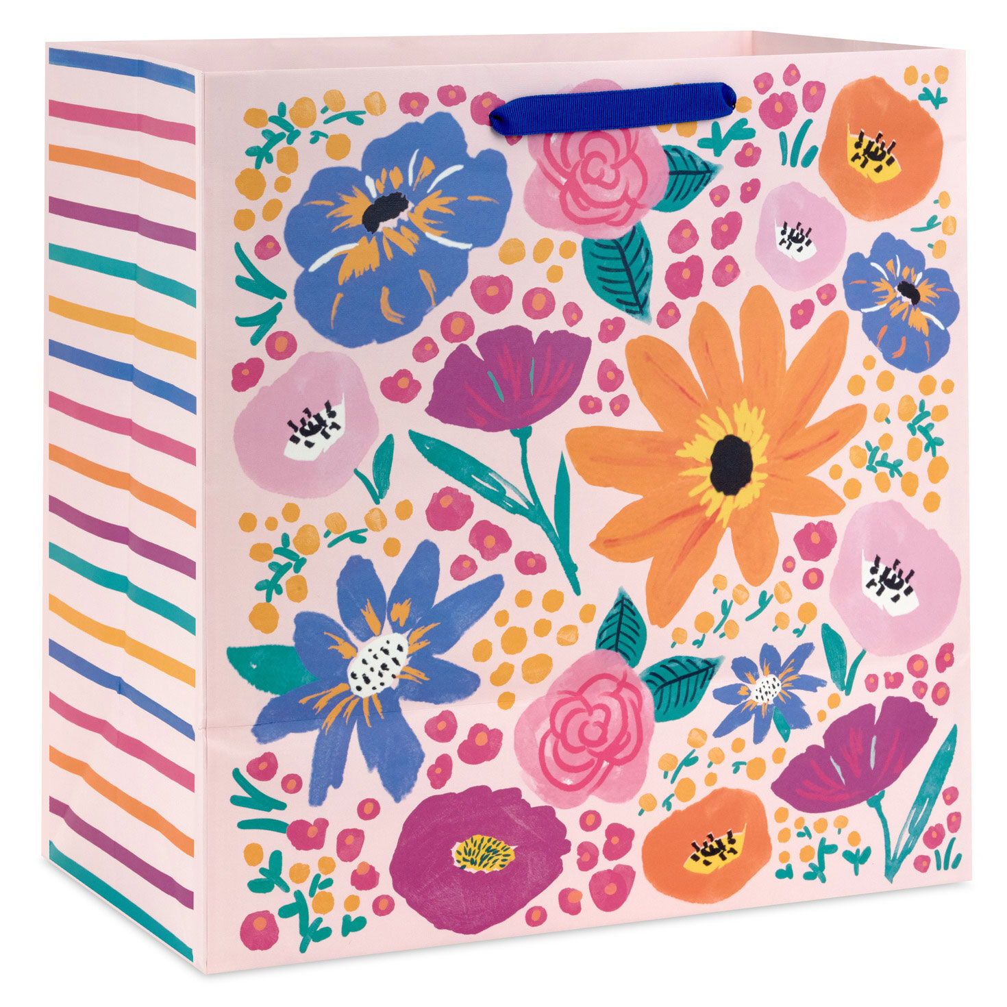 Vibrant Floral Extra-Deep Gift Bag Back image number 6