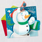 Snowman in Sunglasses Pop-Up Christmas Money Card Open card with envelope image number 2