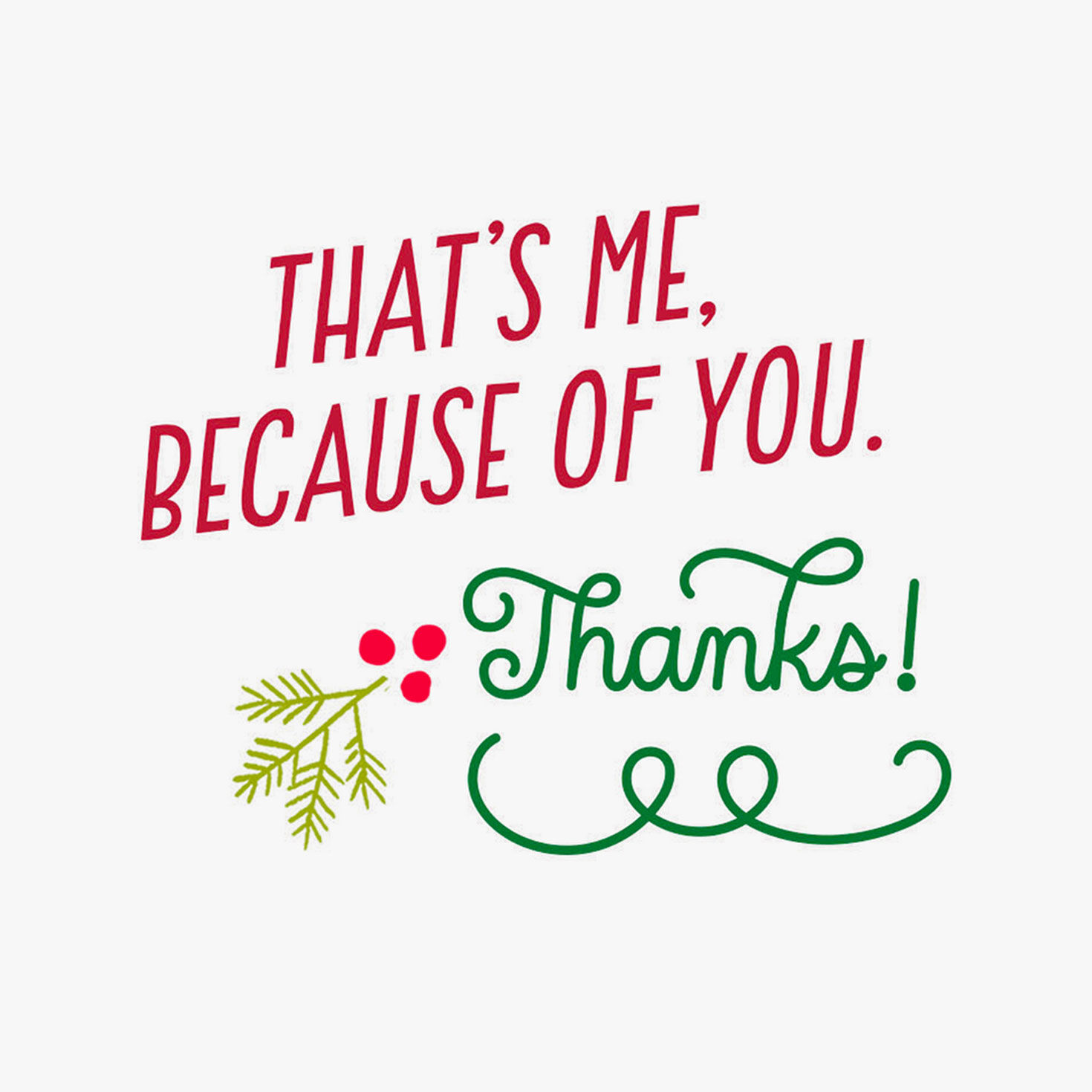 Stack of Christmas Presents Christmas Card Sentiment image number 2