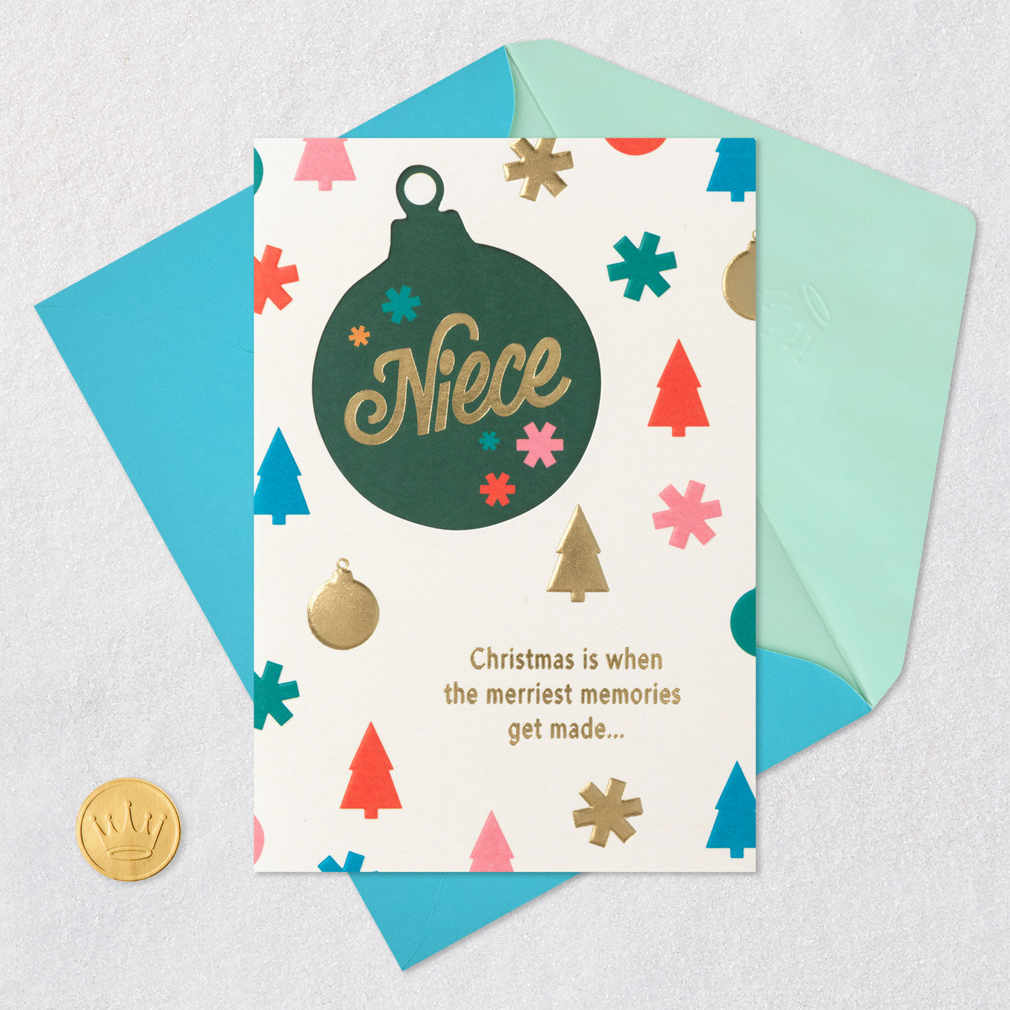 Merry Memories and Love Christmas Card for Niece for only USD 4.59 | Hallmark