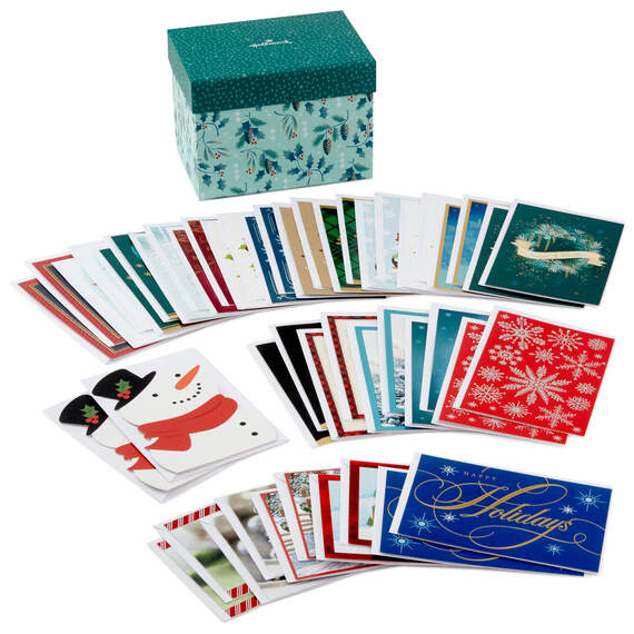 Stylish Holidays Christmas Card Assortment in Decorative Box, Pack of 48, , large image number 3