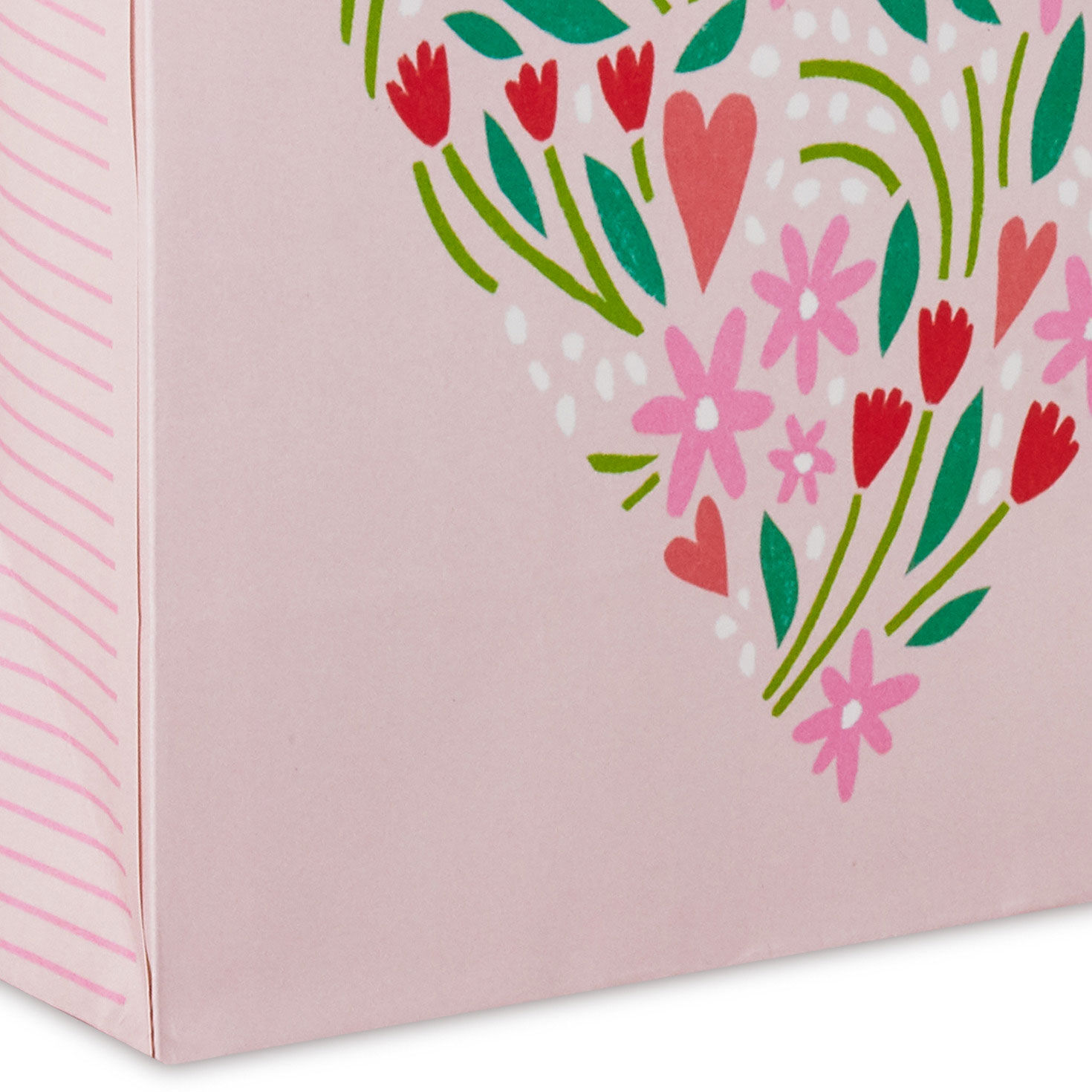 6.5" Heart Bouquet Small Gift Bag With Tissue Paper, , large image number 5