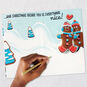 Gingerbread Couple Funny Romantic Christmas Card Signing card image number 7