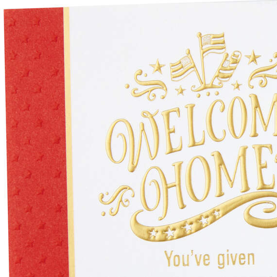 Welcome Home Banner Military Appreciation Card, , large image number 4