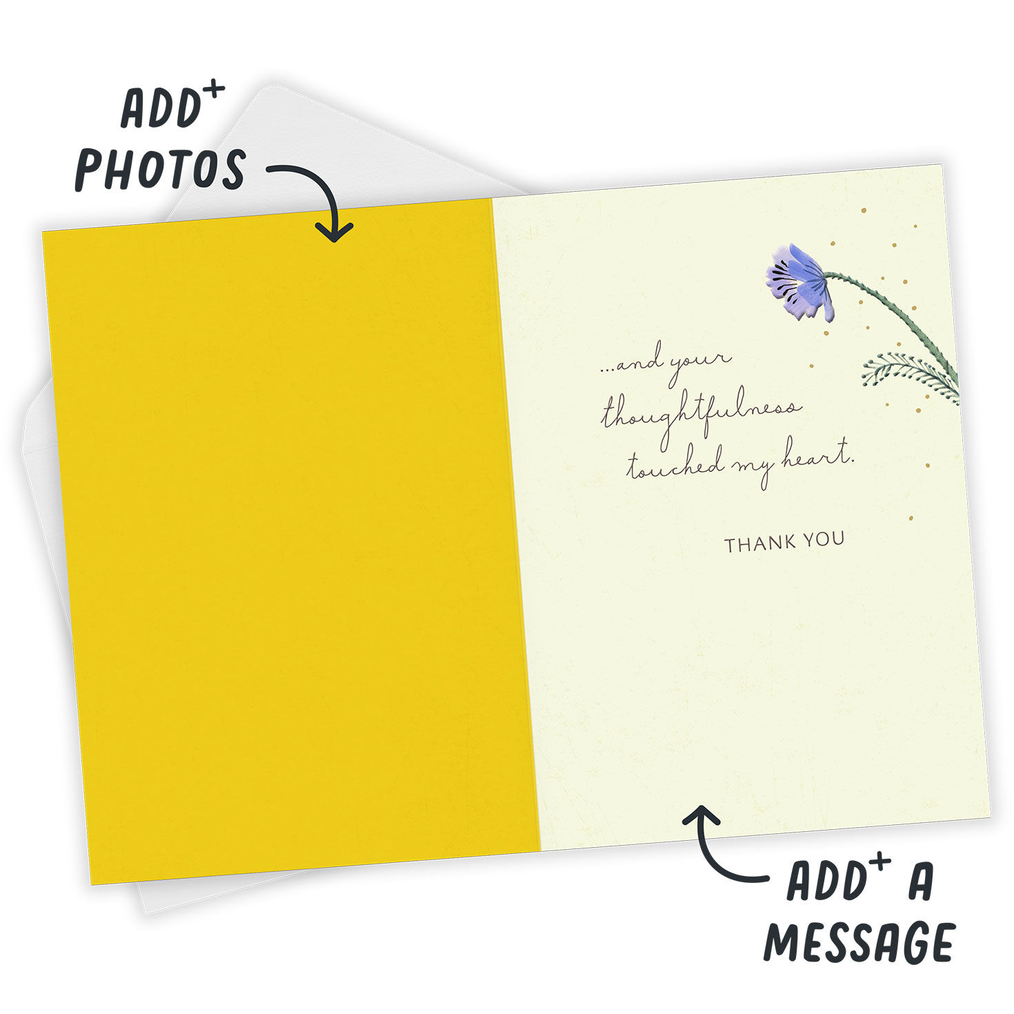 Your Kindness Custom Thank-You Card, , large image number 3