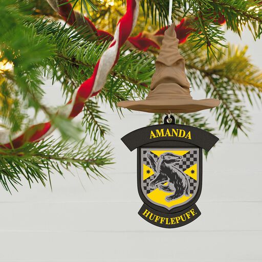 Harry Potter™ Sorting Hat Personalized Ornament, Hufflepuff™, 