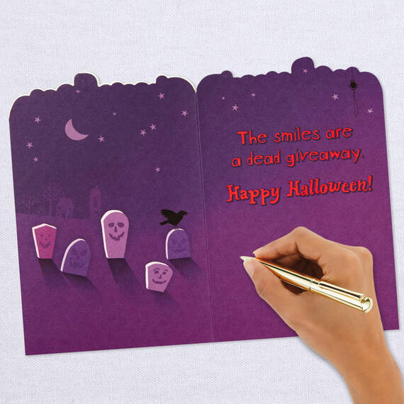 Smiling Skeleton Funny Halloween Card for Grandson, , large image number 6