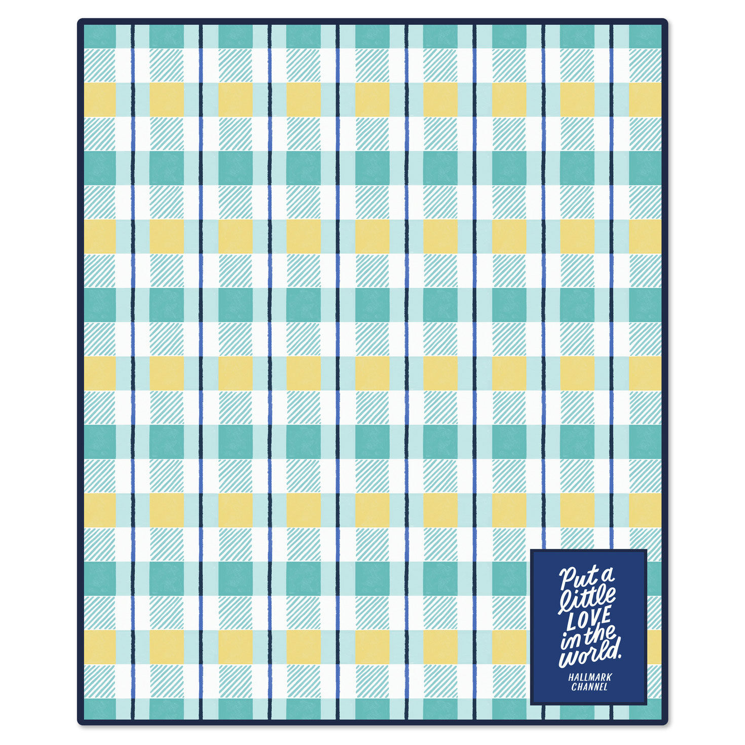 Hallmark Channel Put Love in the World Throw Blanket Flat image number 2