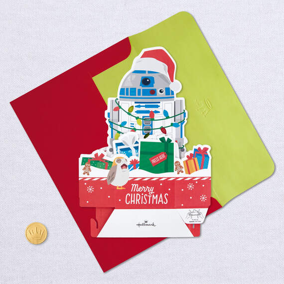 Star Wars™ R2-D2™ Musical Pop-Up Christmas Card With Light, , large image number 6