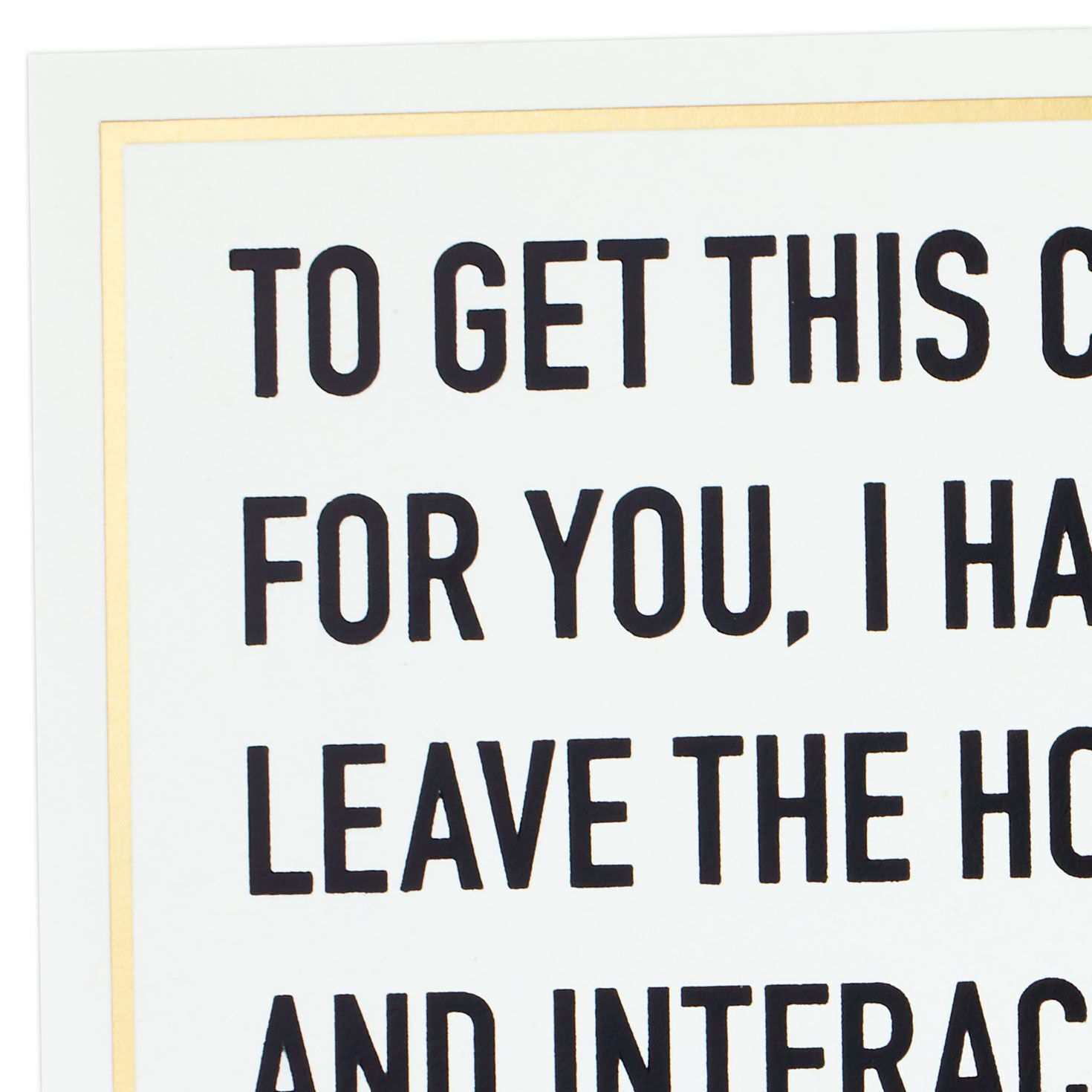 Getting Out of the House Funny Birthday Card Card Front Detail image number 4