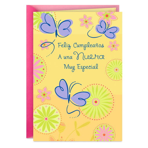 The Very Best Spanish-Language Birthday Card for Daughter-in-Law, 