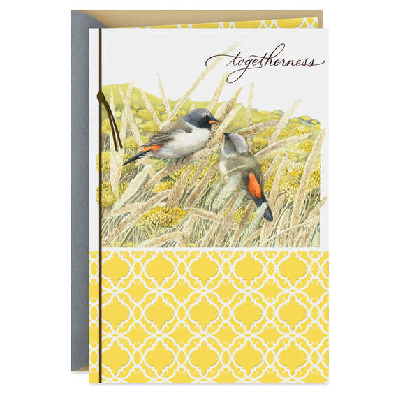 Marjolein Bastin Wishing You Love Nature Anniversary Card, , large image number 1