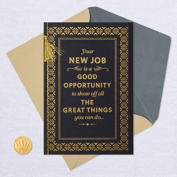 All the Great Things New Job Congratulations Card, , large image number 5