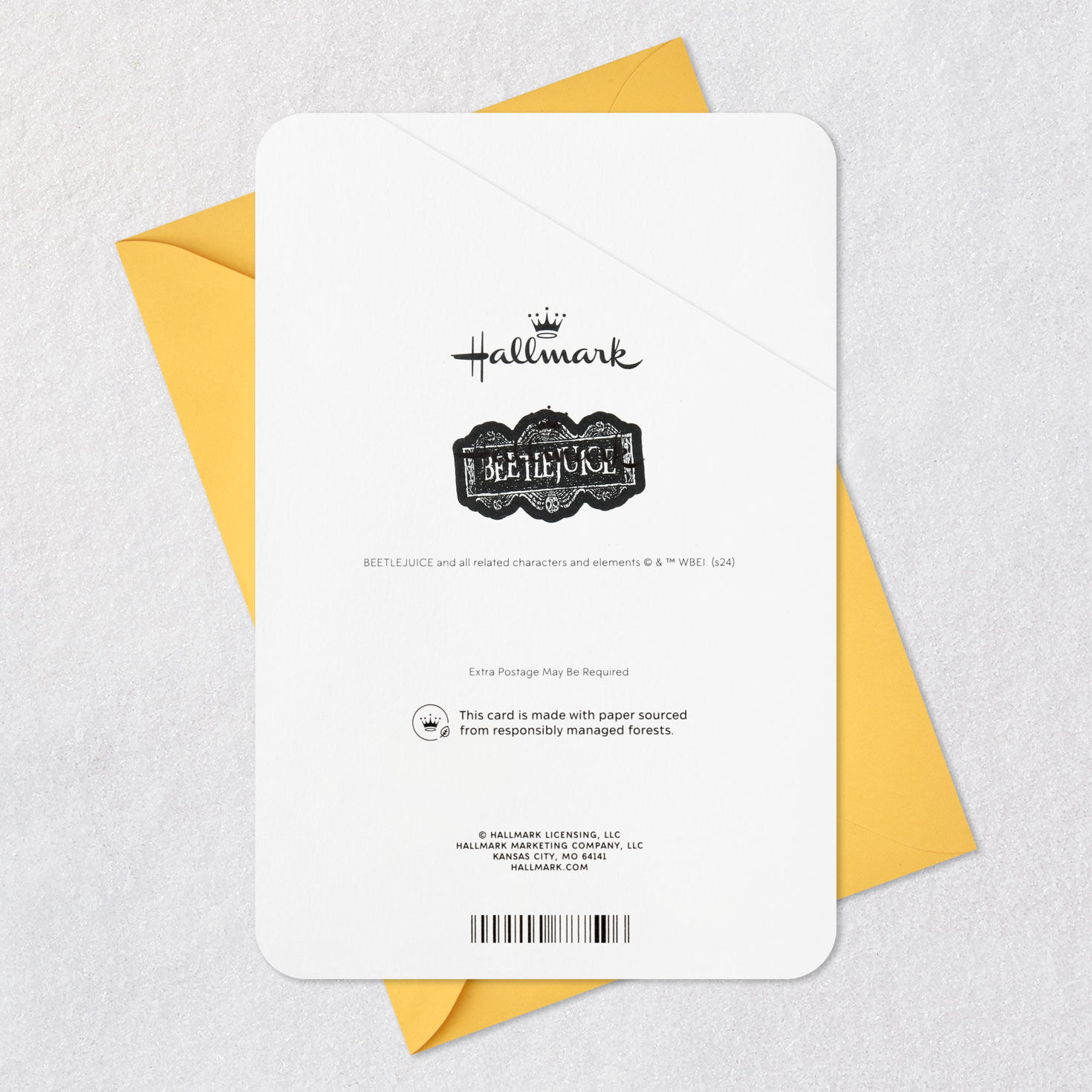 Beetlejuice It's Showtime Pop-Up Birthday Card for only USD 4.99 | Hallmark