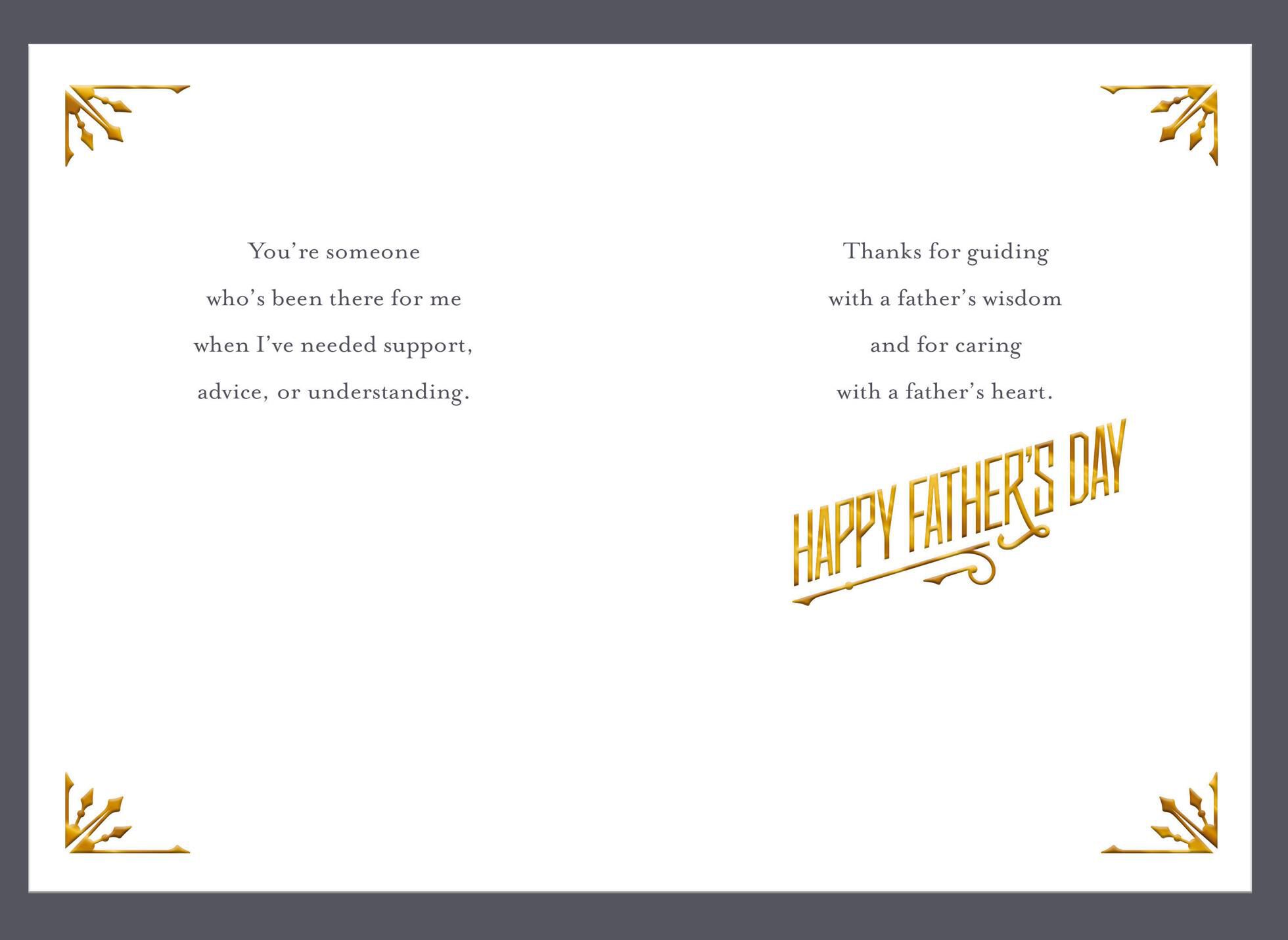Like a Dad Loving Heart Father's Day Card