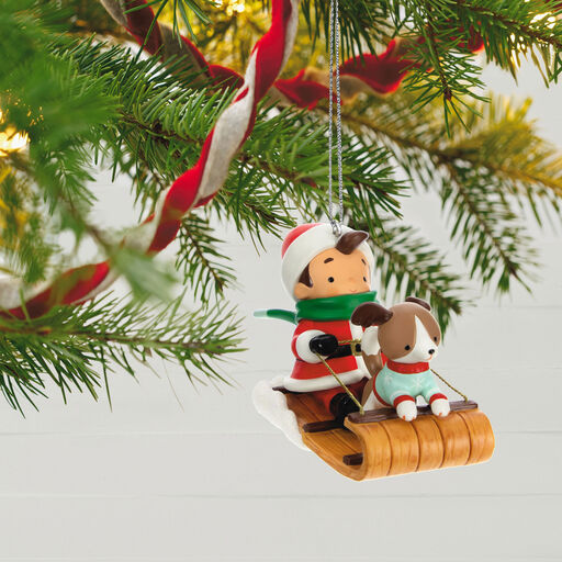 Young Santa Ornament, 