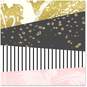 Pink/Gold/Black Mixed Patterns Wrapping Paper, 1 Sheet, , large image number 1