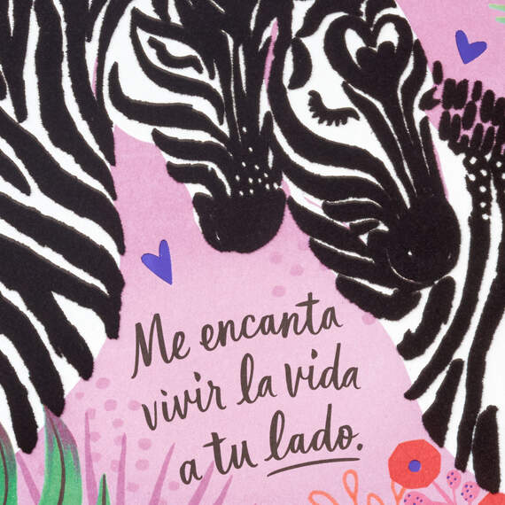 Life By Your Side Romantic Spanish-Language Love Card for Her, , large image number 4