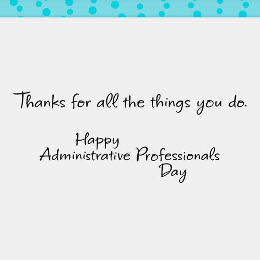 All Kinds of Awesome Administrative Professionals Day Card, 