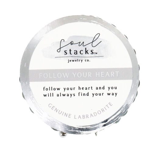 Soul Stacks Follow Your Heart Beaded Stretch Bracelets, Set of 3, 