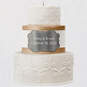 Three-Tier Wedding Cake Personalized Ornament, , large image number 1