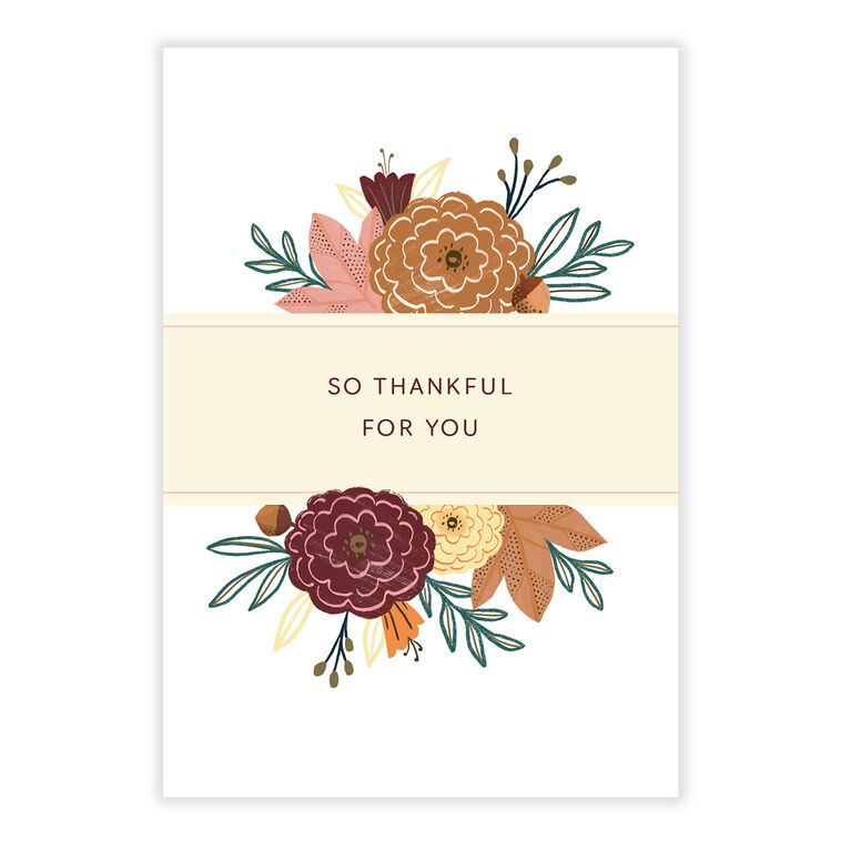 Fall Bouquet Thankful Thanksgiving eCard, , large image number 2