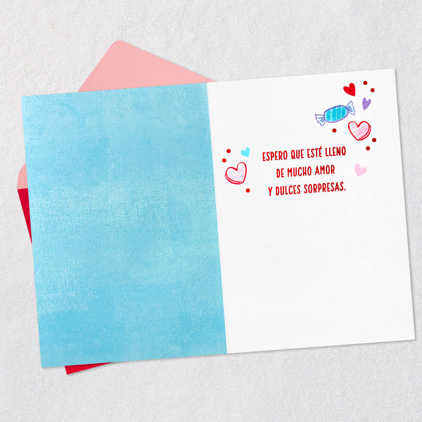 Love and Sweet Surprises Spanish-Language Valentine's Day Card for Kids for only USD 3.99 | Hallmark