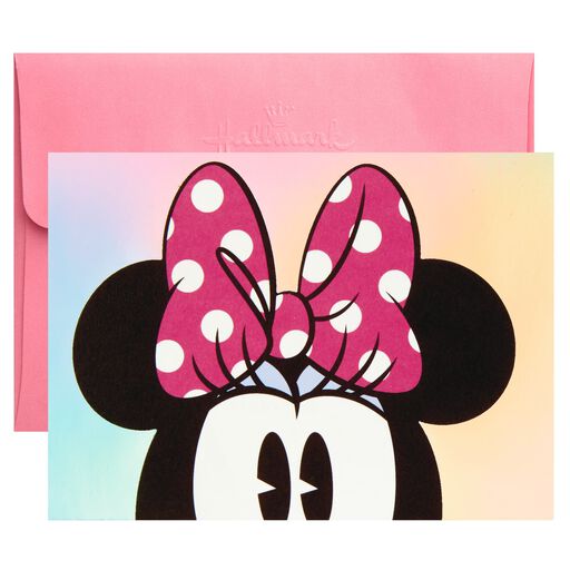 Disney Minnie Mouse Peeking Blank Note Cards, Pack of 10, 
