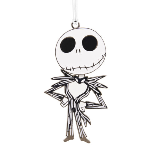 Disney Tim Burton's The Nightmare Before Christmas Jack Skellington Moving Metal Hallmark Ornament, 