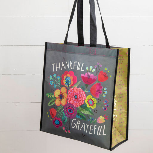 Natural Life Thankful Grateful XL Happy Bag, 